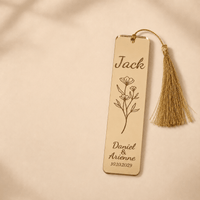 Marque place mariage fleur