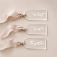Marque place mariage plexi