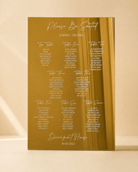 Miroir plan de table mariage