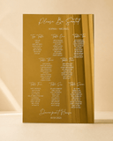 Miroir plan de table mariage