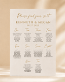 Plan de table mariage plexiglas  