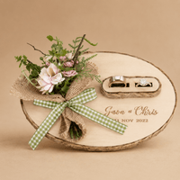 Porte alliance mariage fleur