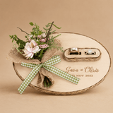 Porte alliance mariage fleur