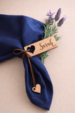 Rond de serviette coeur 