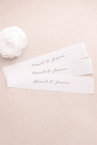 Rond de serviette papier personnalisé mariage