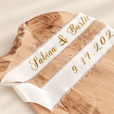 Ruban mariage personnalisé 