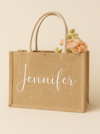 Sac jute mariage