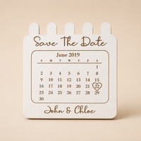 Save the date mariage magnet