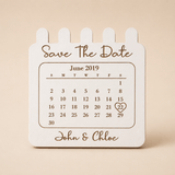Save the date mariage magnet