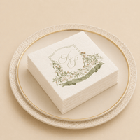 Serviette vert sauge mariage