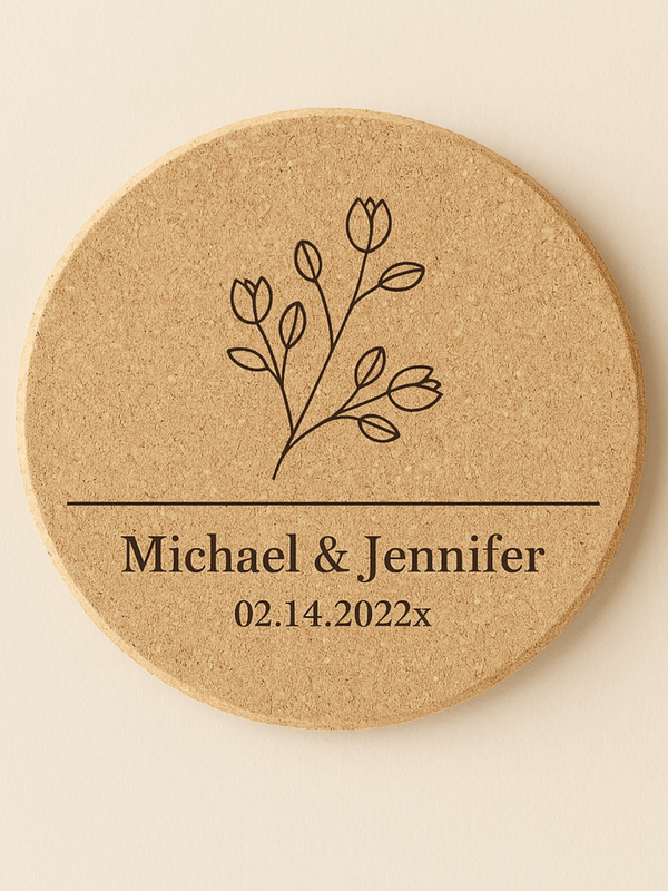 Sous verre personnalisé mariage