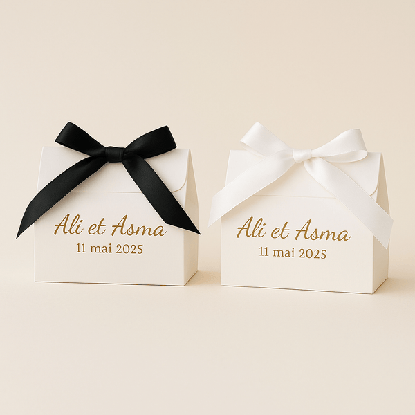 boite a gateau mariage personnalisé