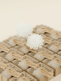 bougie personnalisée mariage fleurs