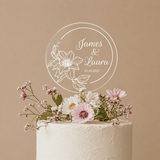 cake topper fleur