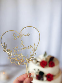 Cake topper mariage