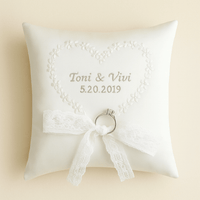 coussin alliance coeur