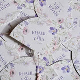 eventail papier mariage