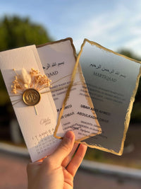 faire part avec ficelle