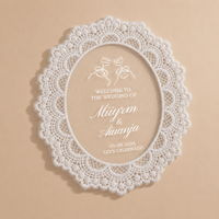 faire part mariage dentelle