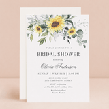 faire part mariage tournesol