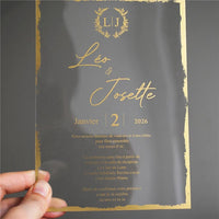 Faire parts mariage chic