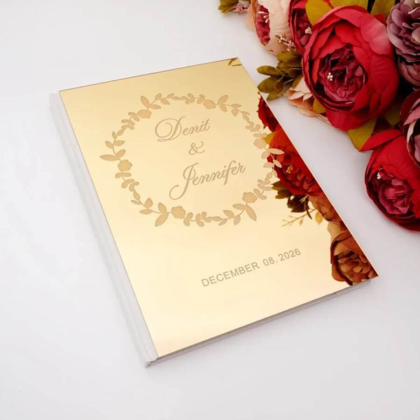 Livre d'or mariage bohème