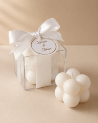 mini bougie personnalisée mariage