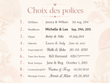 Éventail mariage blanc