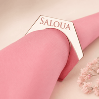 rond de serviette mariage rose
