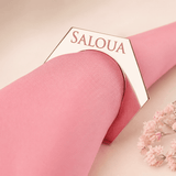 rond de serviette mariage rose